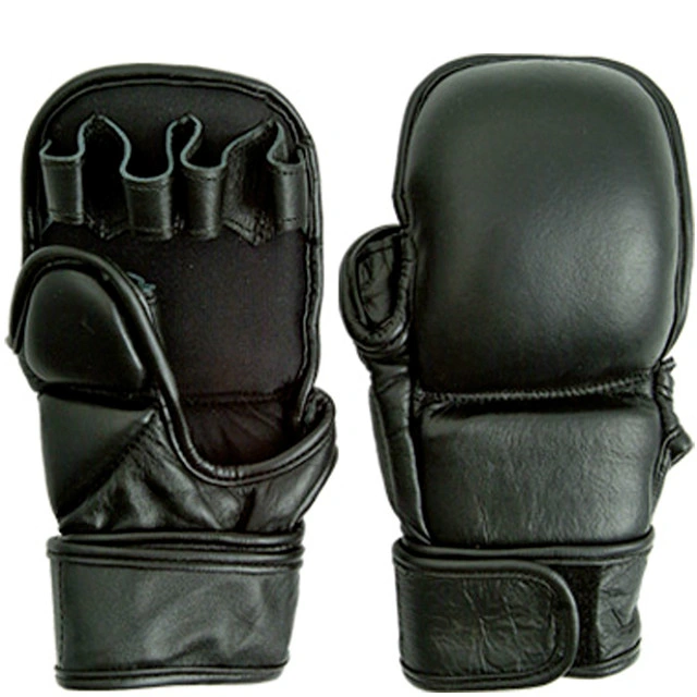 High Quality Leather MMA Gloves Boxing Sparring Gloves