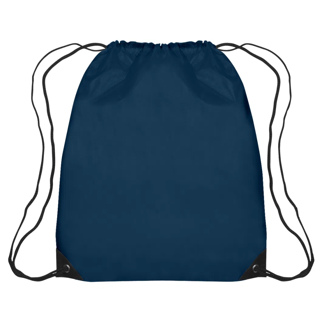 Custom Polyester Draw String Bag Knapsack Drawstring Backpacks Sports Bags